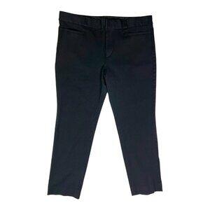 Banana Republic Size 12 Sloan Cropped Black Pants Pockets